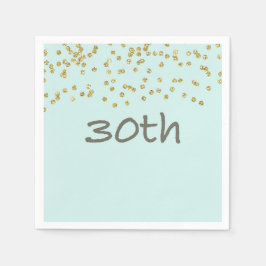 Guardanapo De Papel Glitter Confetti 30