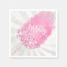 Glitter de algodão doce, cinza-rosa fofinho