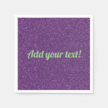Glitter espumante roxo personalizado