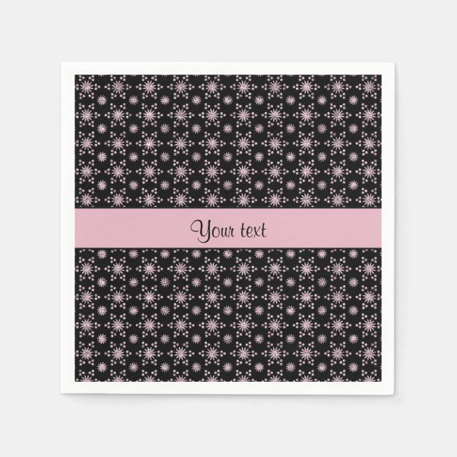Guardanapo De Papel Glitzy Sparkly Lilac Glitter Stars (Frente)
