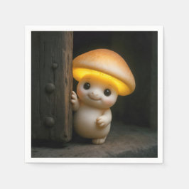 Guardanapo De Papel Glowing Mushroom Munchkin