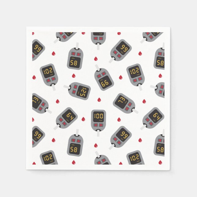 Guardanapo De Papel Glucometer (Frente)