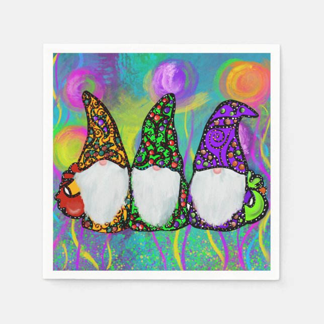 GUARDANAPO DE PAPEL GNOME (Frente)