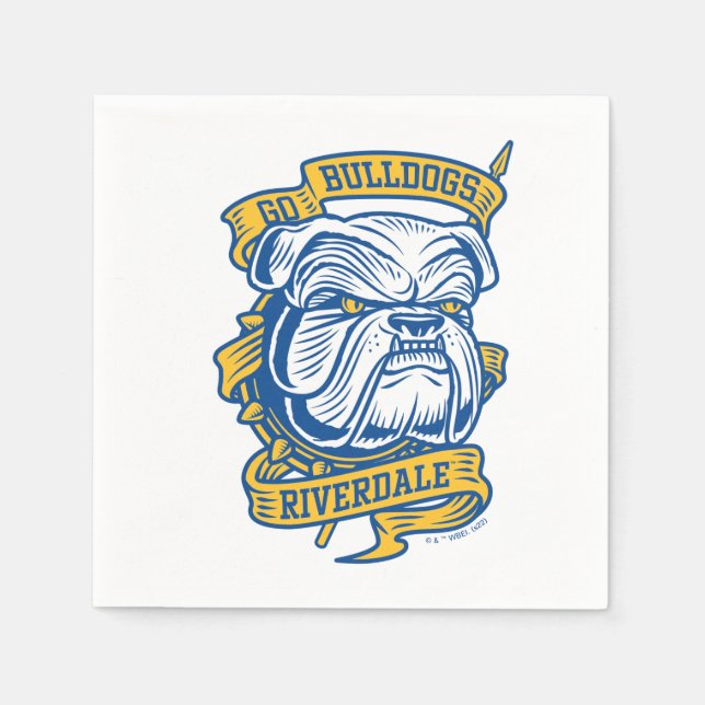 Guardanapo De Papel Go Bulls - Riverdale Mascot Banner (Frente)