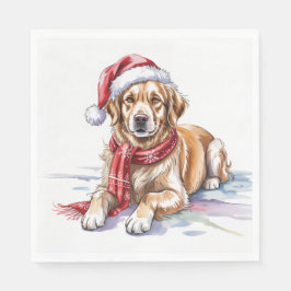 Guardanapo De Papel Golden Retriever Paper Napkin