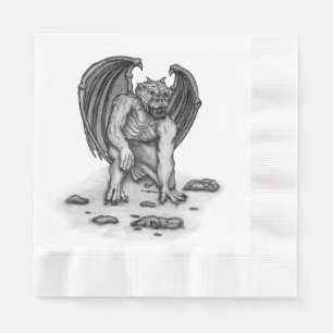 Guardanapo De Papel Golem Gargoyle