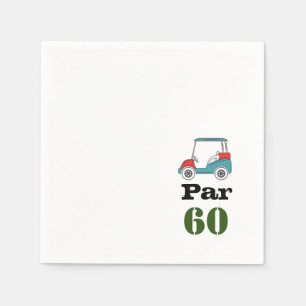 Guardanapo De Papel Golf 60º Aniversário Par tee 60 Napkins