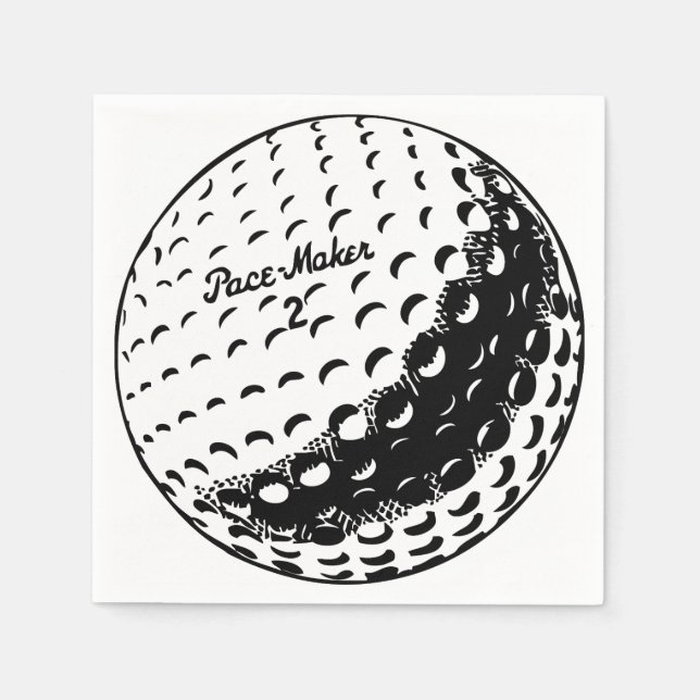 Guardanapo De Papel Golf Ball (Frente)