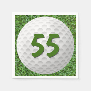 Guardanapo De Papel Golf Ball 55º Aniversário Napkins