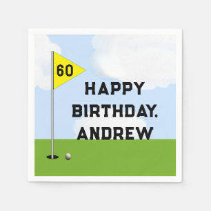 Guardanapo De Papel Golf Birthday