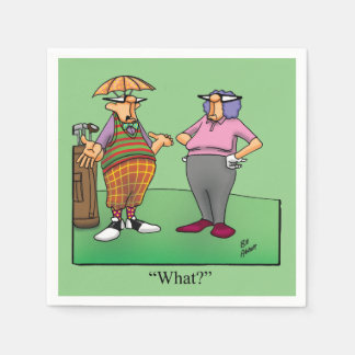 Guardanapo De Papel Golf Humor Cocktail Party Napkins