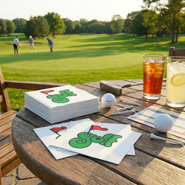 Guardanapo De Papel Golf Wang Vibrant Green and Red (Criador carregado)