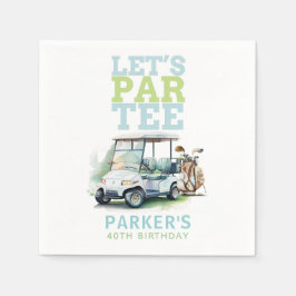 Guardanapo De Papel Golfe de Partee de Aniversário Adulto Personalizad
