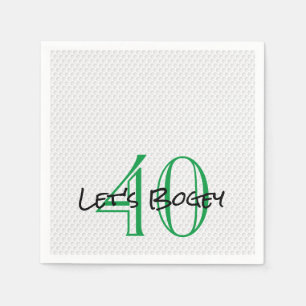 Guardanapo De Papel Golfing 40 BOGEY BOGEY Funny Golf Ball
