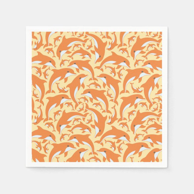 Guardanapo De Papel Golfinhos Cujos (Frente)