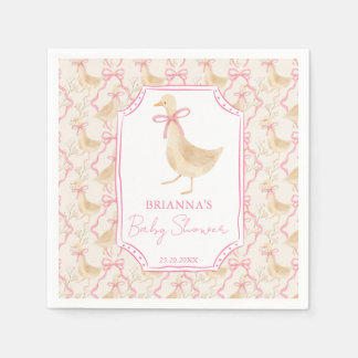 Guardanapo De Papel Goose nursery rhymes baby shower monogrammed