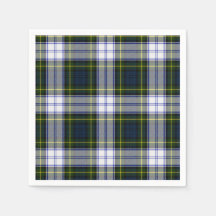 Gordon Dress Tartan Xadrez Paper Napkins