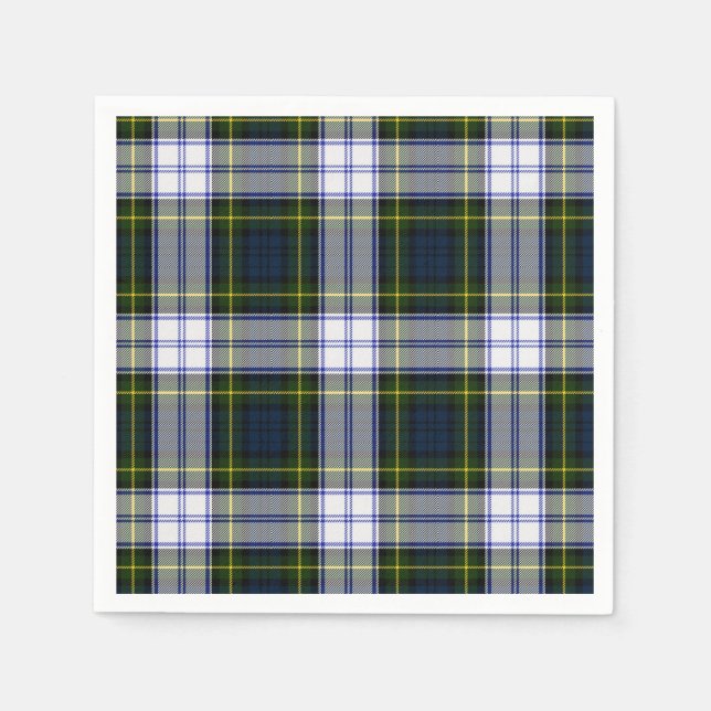 Guardanapo De Papel Gordon Dress Tartan Xadrez Paper Napkins (Frente)