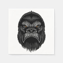 Gorilla Napkins - Fornecimentos de Partido Ilustra