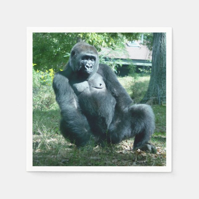 Guardanapo De Papel Gorilla Paper Napkins (Frente)