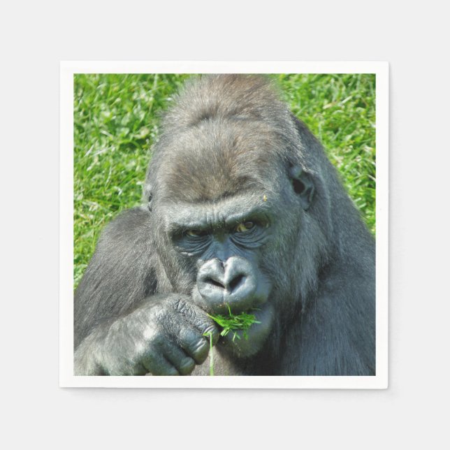 GUARDANAPO DE PAPEL GORILLAS (Frente)