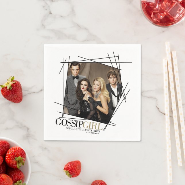 Guardanapo De Papel Gossip Girl Glamor Group Graphic (Insitu)