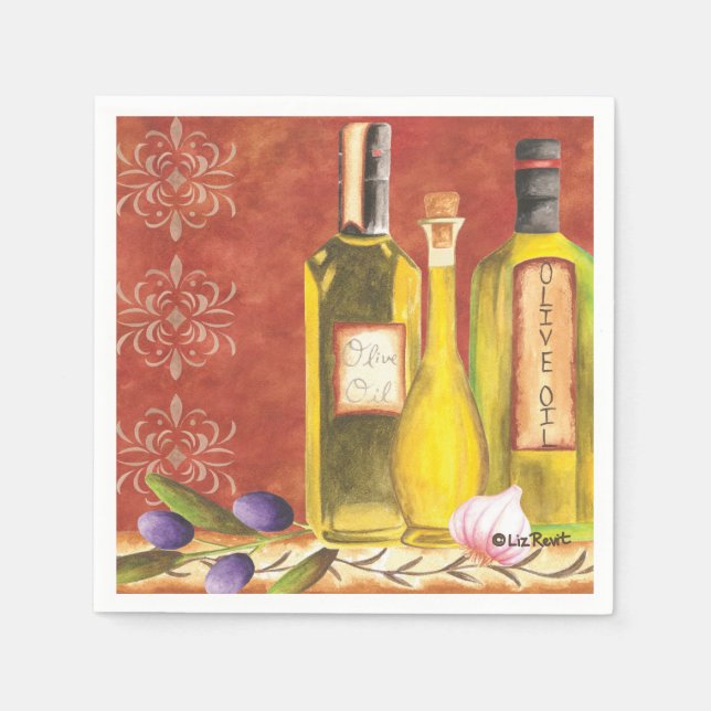 Guardanapo De Papel Gosto de Itália 700 por Liz Revit (Frente)