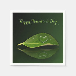 Guardanapo De Papel Gotas de Água em Forma de Coração Adoráveis em Fol