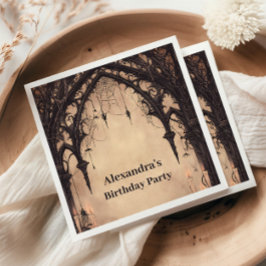 Guardanapo De Papel Gothic Arch Midnight Birthday