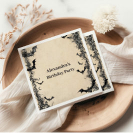 Guardanapo De Papel Gothic Arch Midnight Birthday