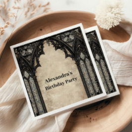 Guardanapo De Papel Gothic Chandelier Midnight Birthday