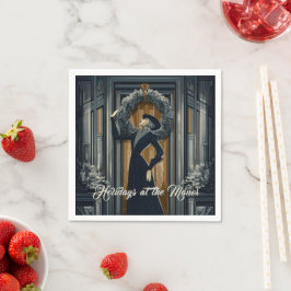 Guardanapo De Papel Gothic Deco | Coroa de Dark Academia