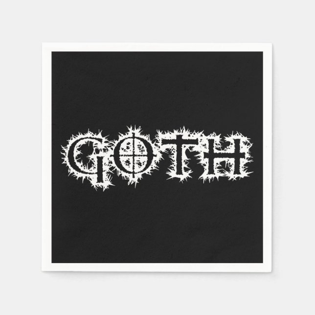 Guardanapo De Papel Gótico (Frente)