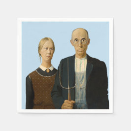 Guardanapo De Papel Gótico Americano Grant Wood