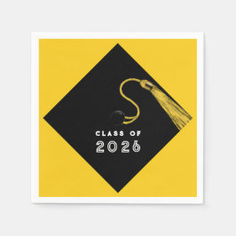 Guardanapo De Papel Graduação 2025 - Amarelo