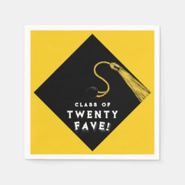 Guardanapo De Papel Graduação 2025 - Amarelo