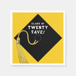 Guardanapo De Papel Graduação 2025 - Amarelo