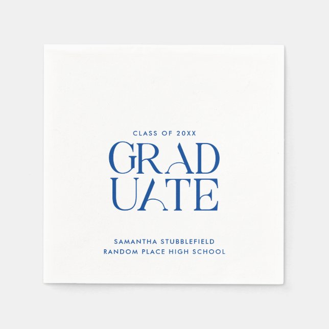 Guardanapo De Papel Graduação 2025 - Documento de Formando (Frente)