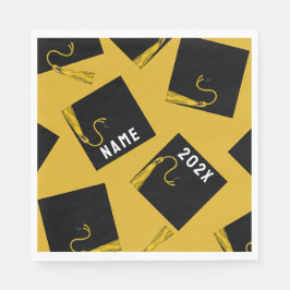 Guardanapo De Papel Graduação 2025 Dourada