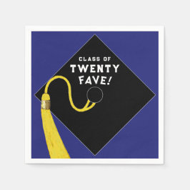 Guardanapo De Papel Graduação 2025 - Parte Azul