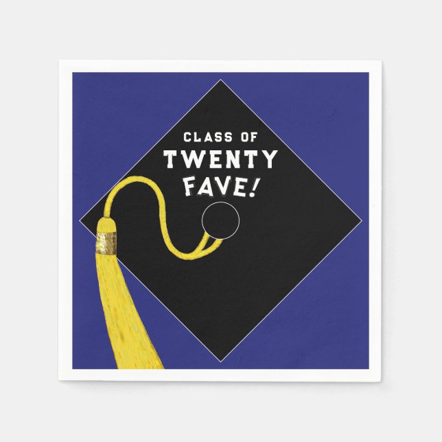 Guardanapo De Papel Graduação 2025 - Parte Azul (Frente)