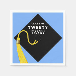 Guardanapo De Papel Graduação 2025 - Partido Azul Claro