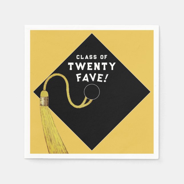 Guardanapo De Papel Graduação 2025 - Partido Azul Claro (Frente)