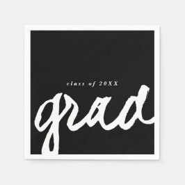 Guardanapo De Papel Graduação com Letra Simples | Festa de Formatura