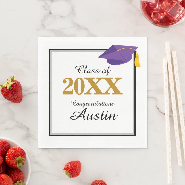 Guardanapo De Papel Graduação de Faculdade ou Segundo grau (Insitu)