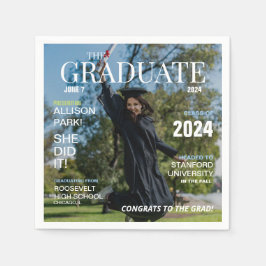 Guardanapo De Papel Graduação de Fotos da Revista Moderna