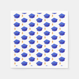 Guardanapo De Papel Graduação de Padrão do Boné Real Napkin