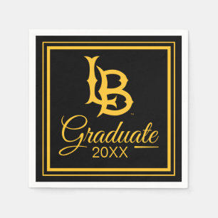 Guardanapo De Papel Graduação do logotipo Long Beach State