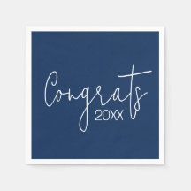 Graduação Em Azul Marinho