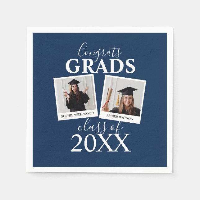 Guardanapo De Papel Graduação em conjunto | 2 Foto Nápoles (Frente)